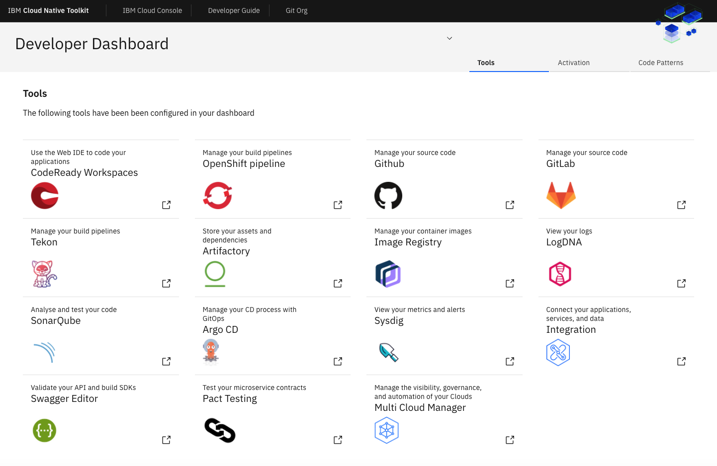 Developer Dashboard